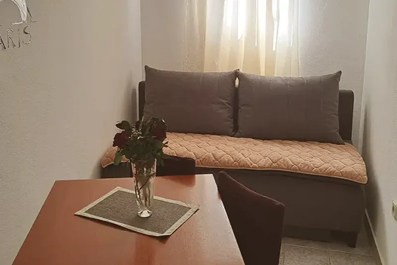Apartman A7 Podaca dnevni boravak pogled na more apartman Makarska rivijera