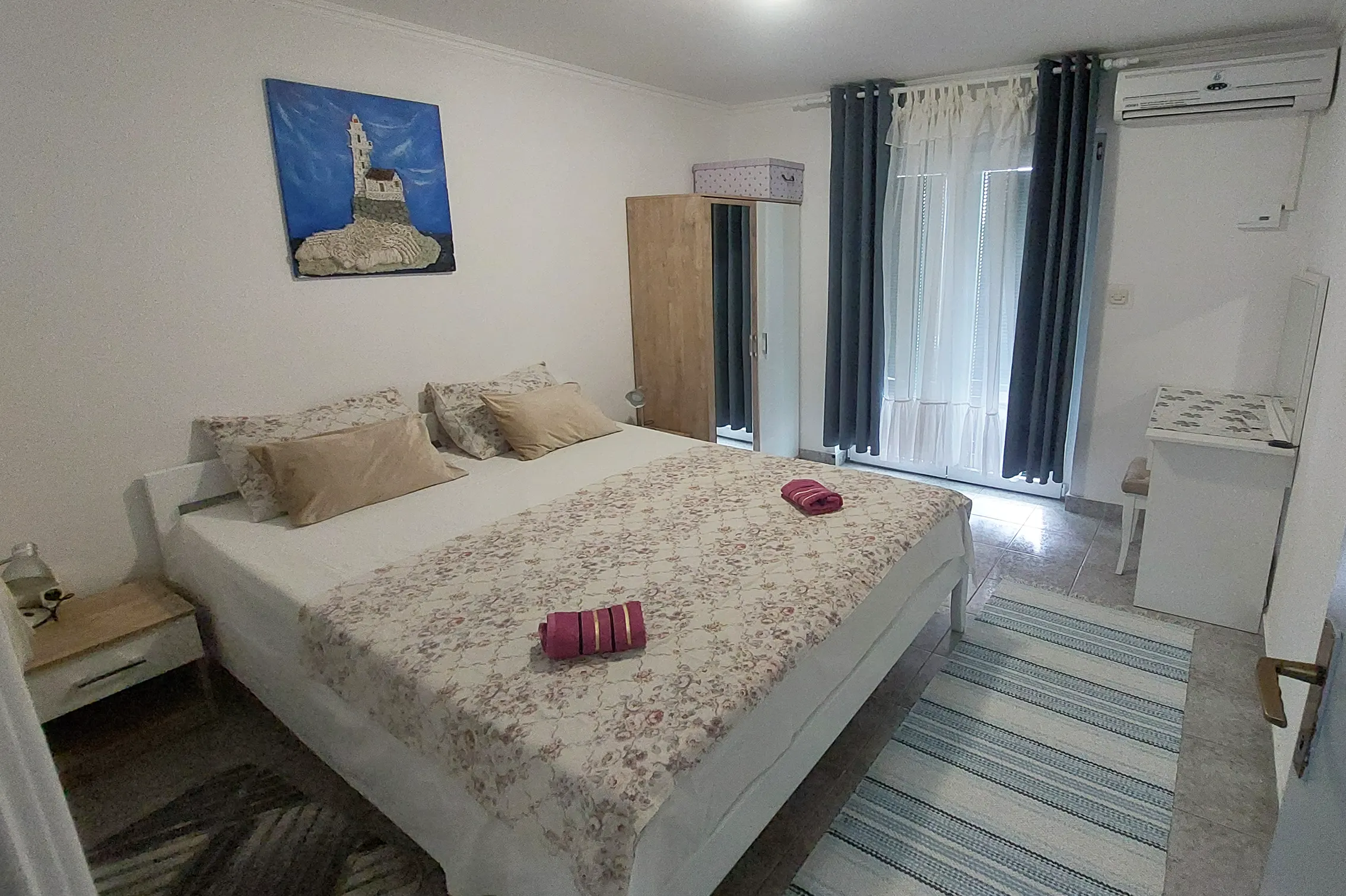 Apartman A7 – prostran smještaj u Podaci s pogledom na more bedroom